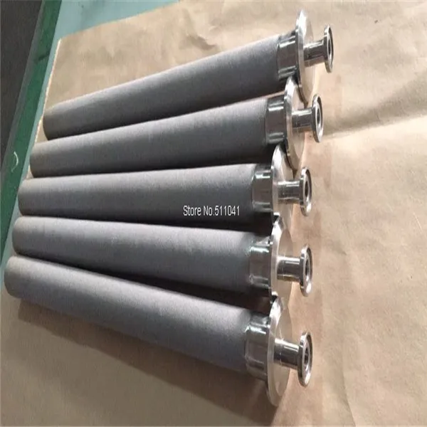 Filtros sinterizados de aço com forma cilíndrica, od32mm, id 26mm, comprimento 300mm, precisão de filtragem 2um e 5um, frete grátis