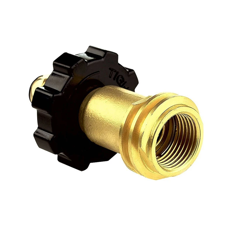 Propane Adapter Universal Fit Propane Tank Adaptor QCC1 POL - Fits 50lb Tank - No Tools Required Hand Wheel Easy Grip
