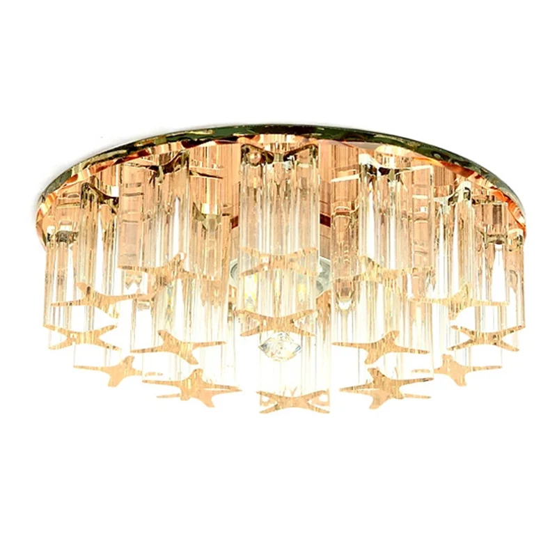 LAIMAIK Crystal LED Ceiling Light 3W 5W AC90-260V Modern LED Crystal Lamp Aisle Corridor Light Porch Hall LED Ceiling Lighting