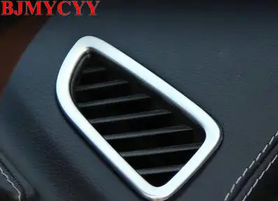 BJMYCYY 2pcs Stainless Steel Air Conditioning Vent Cover Trim For Mercedes Benz GLC C Class W205 C180 C200 C250 C300 C400