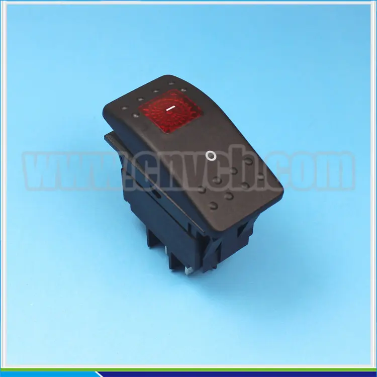 RS402 DPST rocker latching 4pin electrical push button on-off switch 15a 250v rocker switch