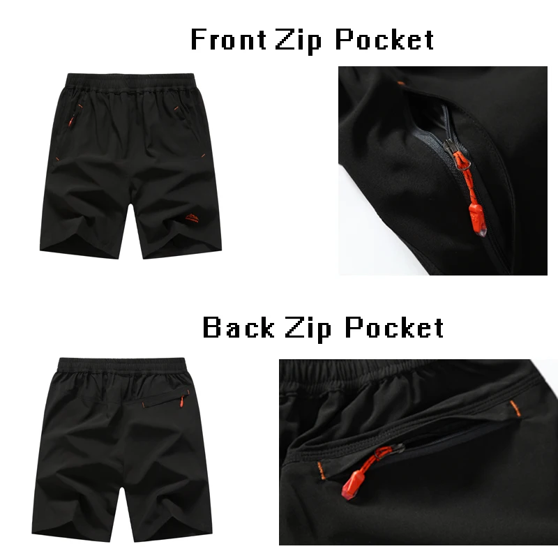 130kg Can Wear 7XL 8XL 9XL Big Size Loose Men Beach Shorts Zipper Pocket Polyester Breathable Plus Size Male Surfing Shorts