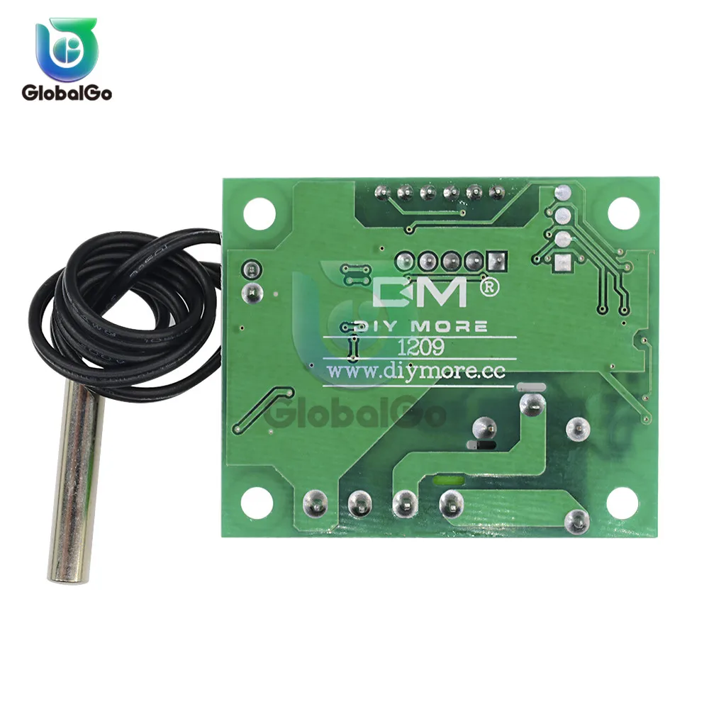 DC 12V W1209 Digital Thermostat Temperature Controller Regulator Thermoregulator NTC Sensor Case Heat Cool Temp Tester