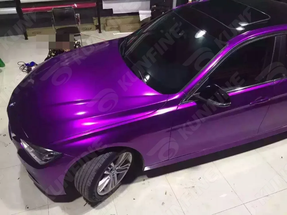 Car Styling Wrap Aurora Purple Car Vinyl film Body Sticker Car Wrap With Air Free Bubble For Vehiche Motorcycle 1.52*20M/Roll