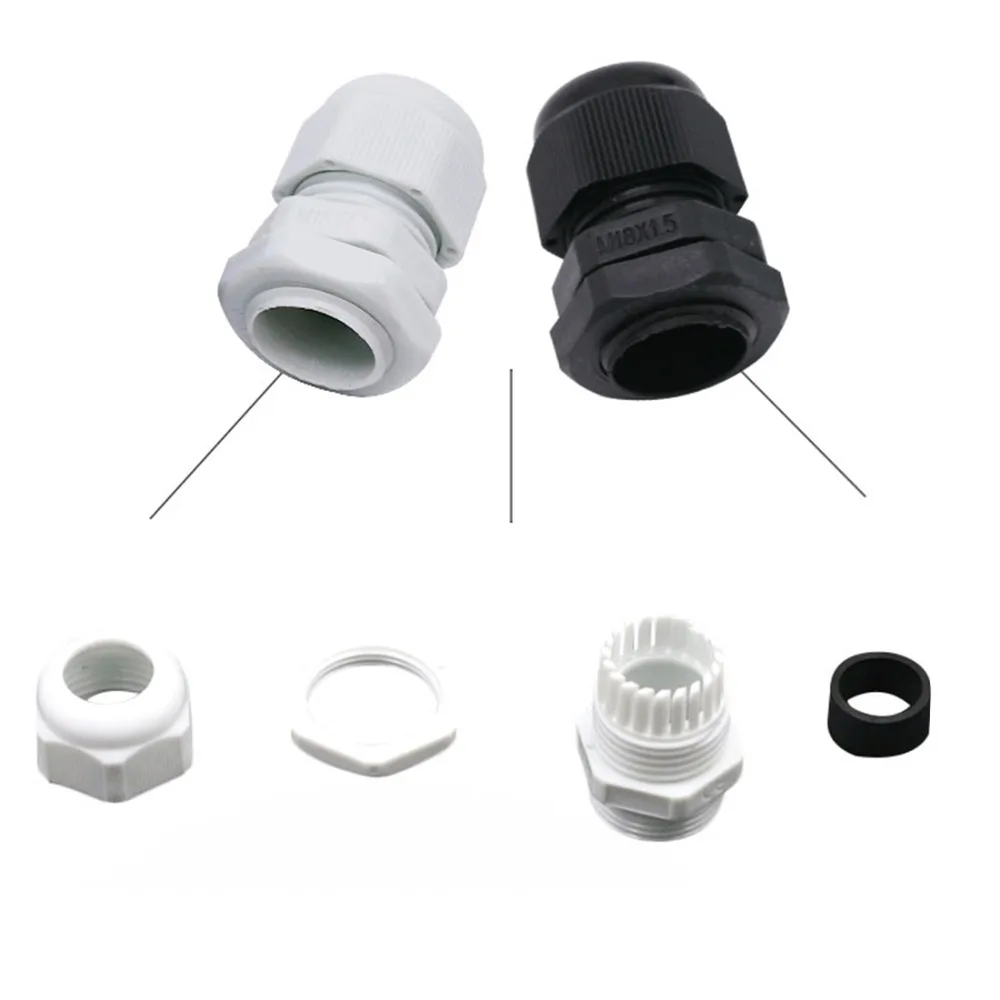 ซื้อ2แถม1 10Pcs Ip68ไนลอนกันน้ำ Cable Gland Pg21/Pg25/Pg29คุณภาพสูงวัสดุ Pa