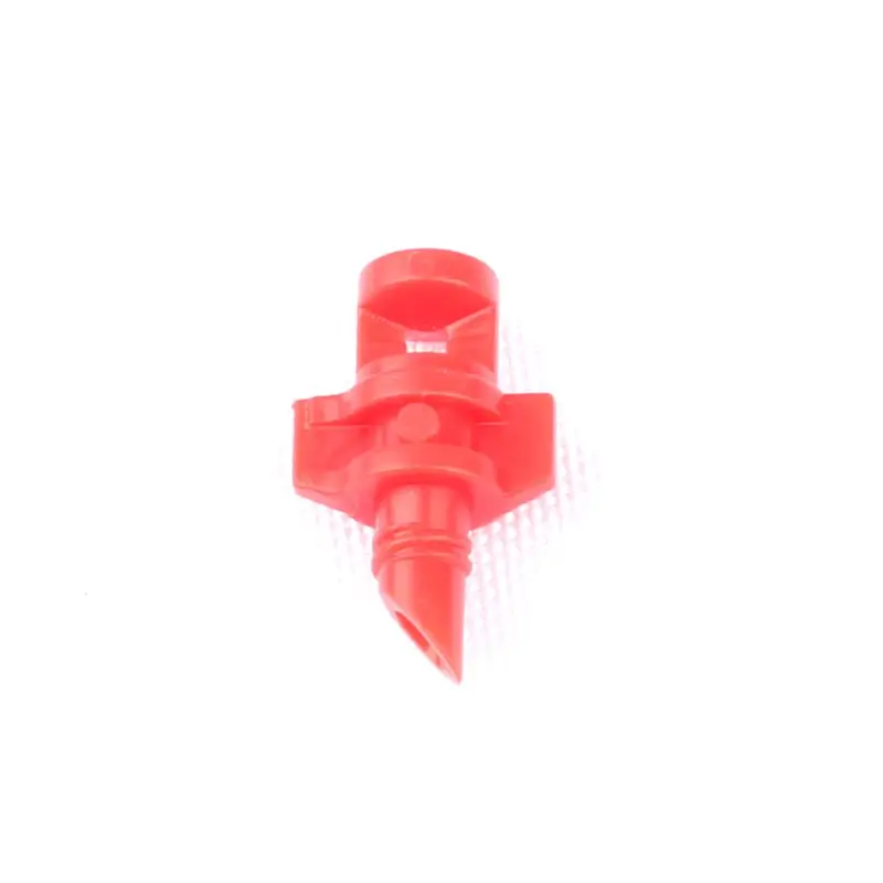 60 pcs 360 Degree Irrigation Sprinkler Red Insert Spray Refraction Nozzle Spray Nozzles Flower Fruit Tree Irrigation Nozzle