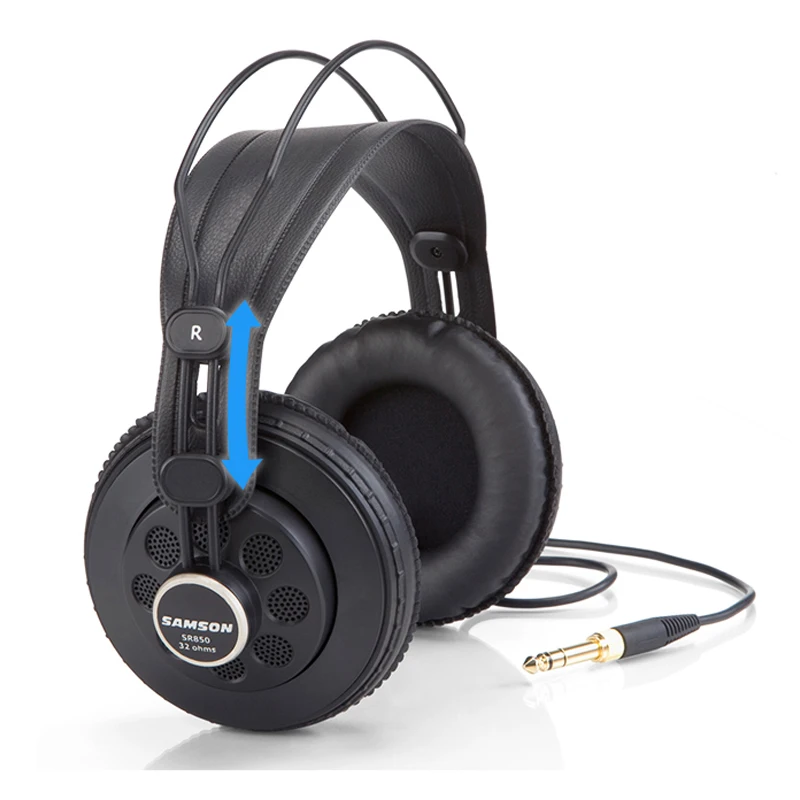 Original Samson SR850 professional monitor Headphone Semi-open Studio Headset one pair two pieces package