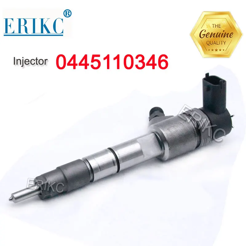 

ERIKC 0 445 110 346 Auto Fuel Pump Injector 0445110346 Fuel Inyector Common Rail 0445 110 346 QUANCHAI 4D22E41000