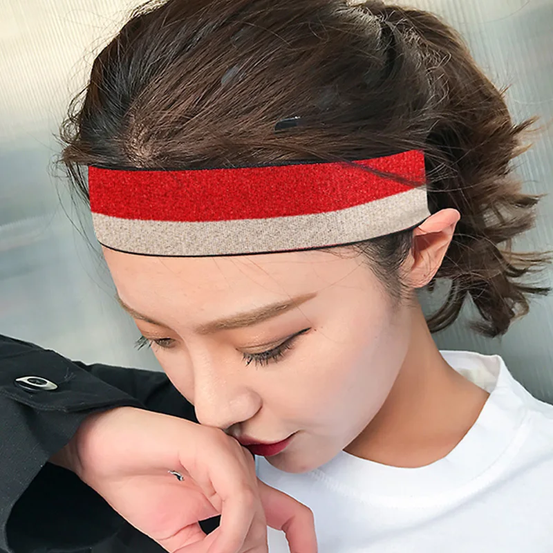 CHIMERA Fashion Sports Headband Women Men Wide Elastic Hair Band Sweatband for Fitting Yoga Jogging Running Gym Tennis Workout