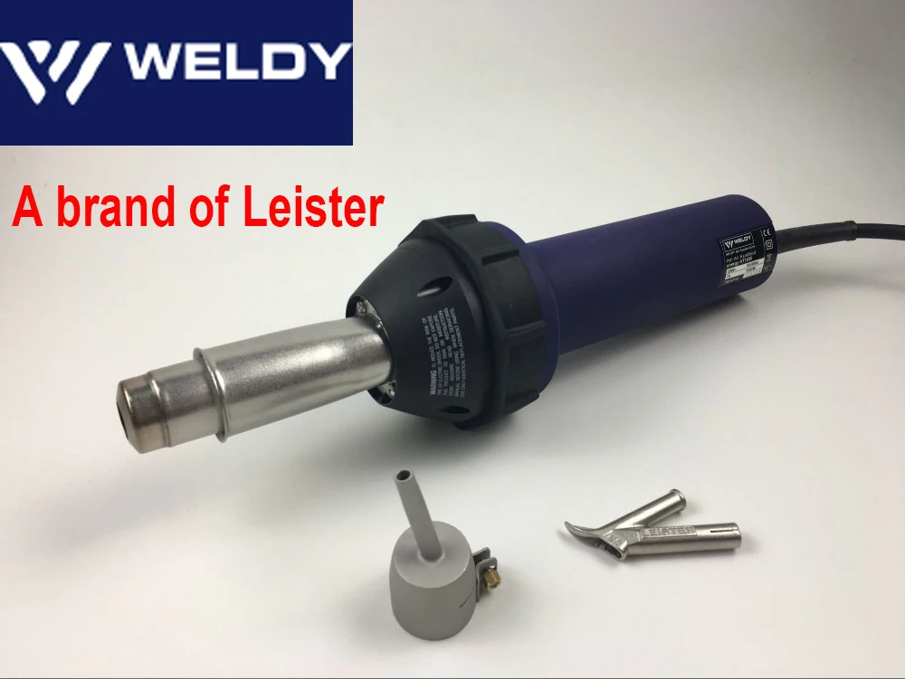 Weldy 1600w Plástico Pistola de ar Quente Embalagem da Caixa de Soldagem de ar Quente Tocha de Soldagem de Plástico Pvc Pistola de Calor de Plástico Arma de Aquecimento