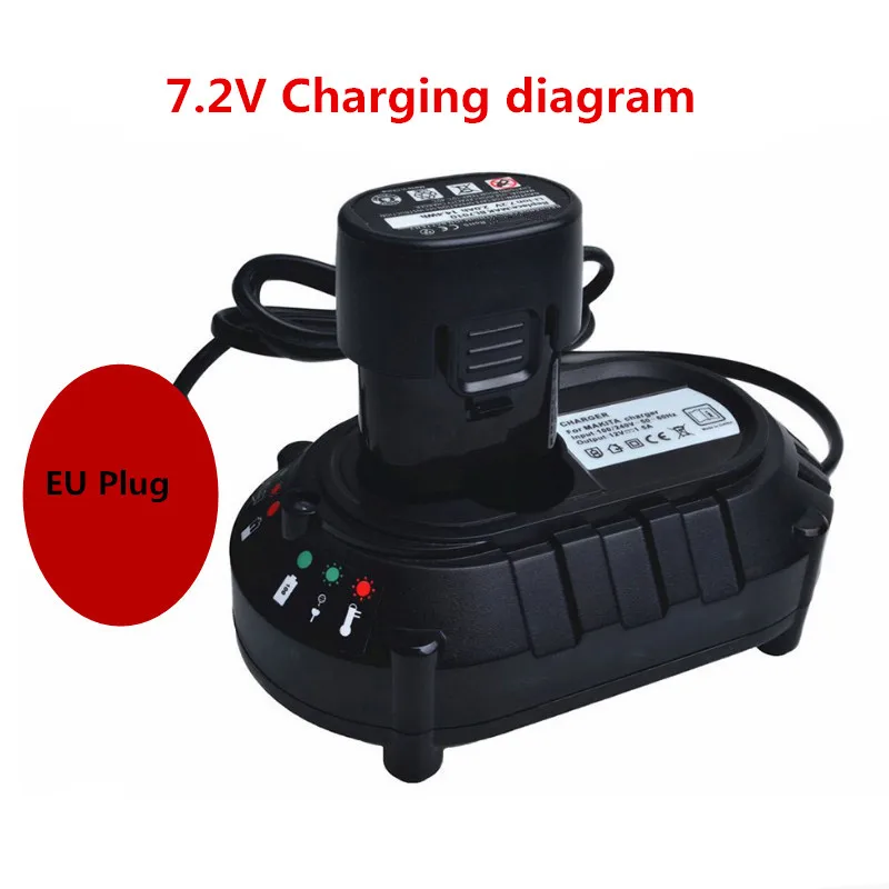Newest For MAKITA charger BL1013 BL1014 10.8V /7.2V Li-ion Battery DC10WA Electric Drill Screwdriver Power Tool