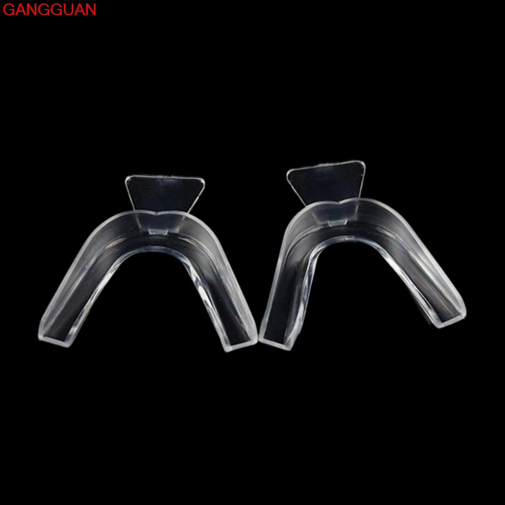 2PCS Transparent Night Guard Gum Shield Mouth Trays For Bruxism Teeth Whitening Grinding for Boxing Teeth Protection Equipment