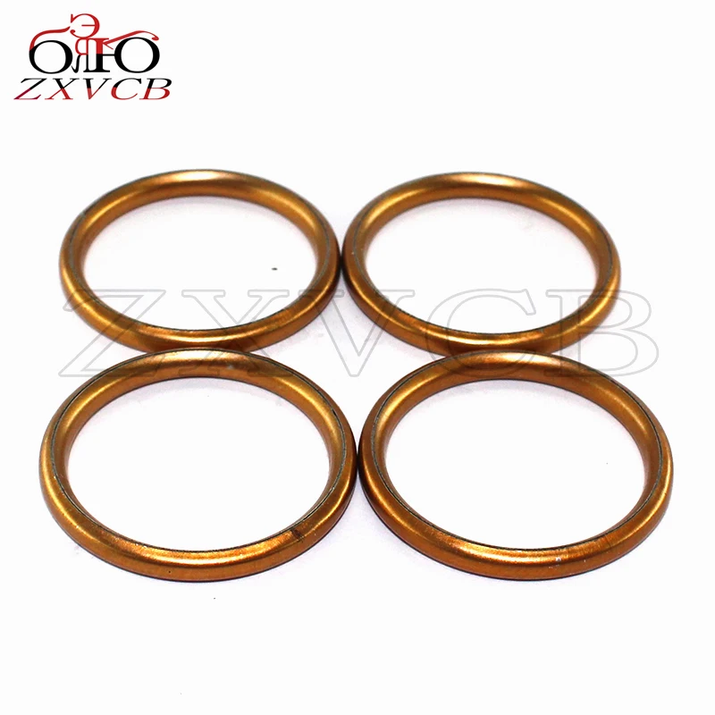 4pcs FOR KLF300B1-B17 Bayou 300 88-04 KLF300C1-C17 bayou 4x4 1989-2005 2004 KVF300A Prairie 300 1999-2002 Exhaust Pipe Gasket