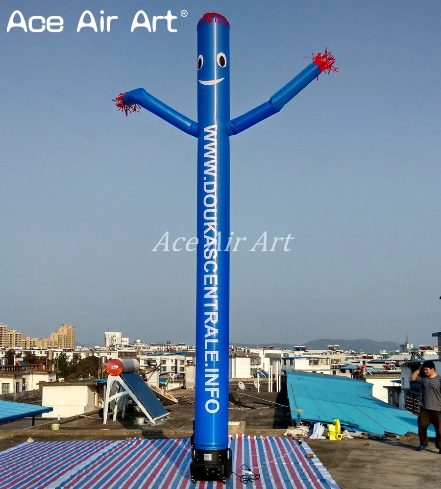 Customized Polyester Taffeta Made Popular 20 ft Tall Inflatable Sky Puppet Air Dancer for Advertising