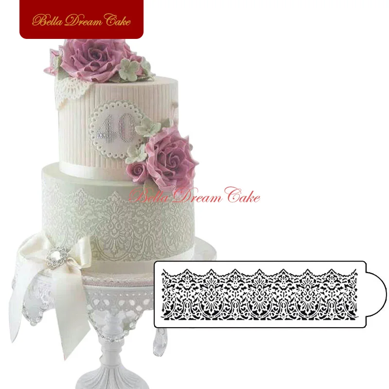 

Victorian Lace Cake Stencil Cake Side Wedding Stencil Party Decoration Stencil Cake Decorating Supplies Tool