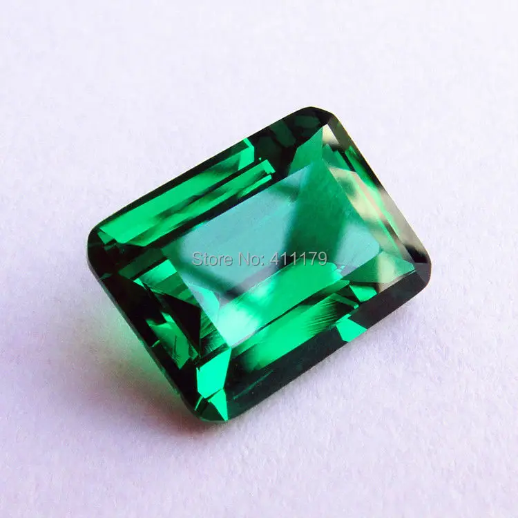 rectangle created emerald gemstone beads elegant flawless green gemstones stone beautiful lustre rarity created emerald shape