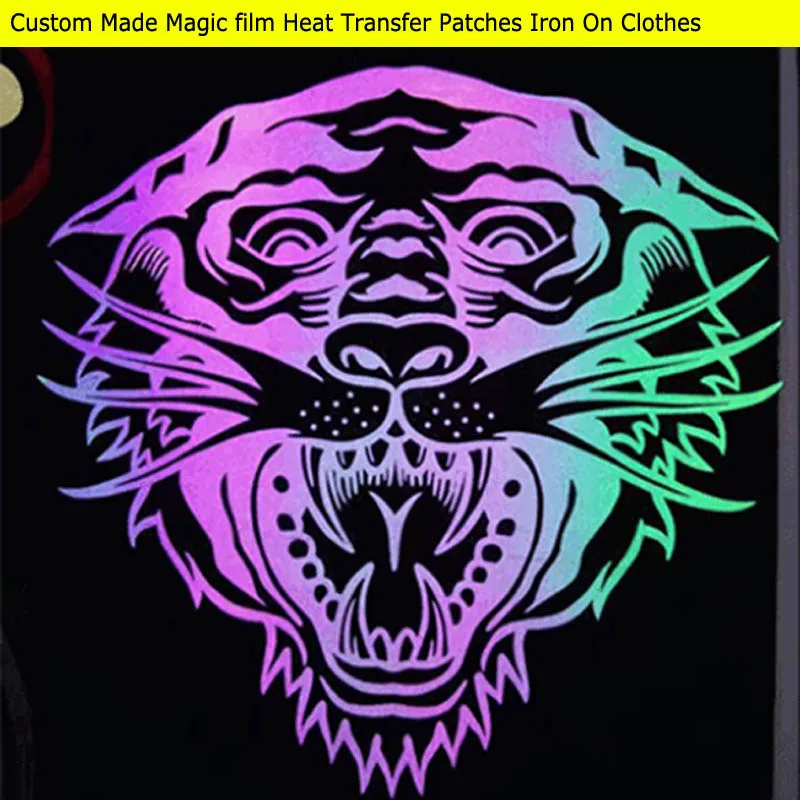 10pcs a lot Custom Made Iron On Patches Heat Transfer Patches For Clothes Stickers Applique Badges DIY Accessories