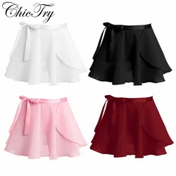 Girls Chiffon Ballet Tutu Dance Skirt Dance Skate Wrap Scarf Gymnastics Chiffon Ballet Tutu Dance Skirt Ballet Dance Dresses