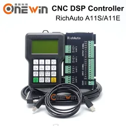 RichAuto-A11 DSP CNC 컨트롤러 A11S A11E 3 축 USB 컨트롤러, CNC 라우터용, DSP 0501 컨트롤러보다 우수