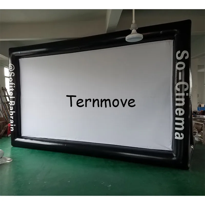 

Inflatable TV Screen For Sale Airtight PVC inflatable movie screen inflatable yard cinema screen for public benefit advertising