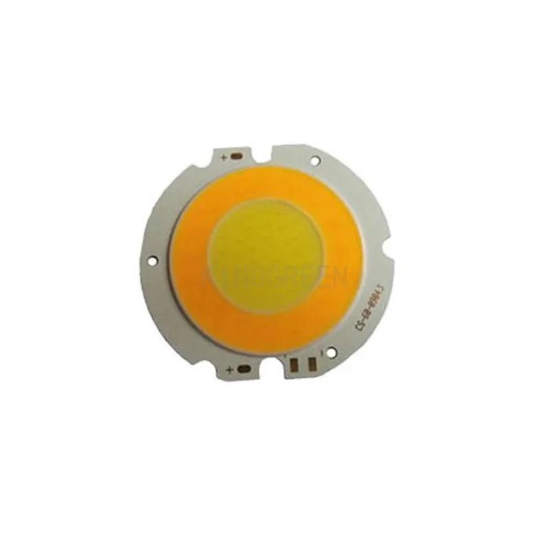 

10X NEW design 2*10W2*15W2*20W2*25W double color temperature round cob led light source