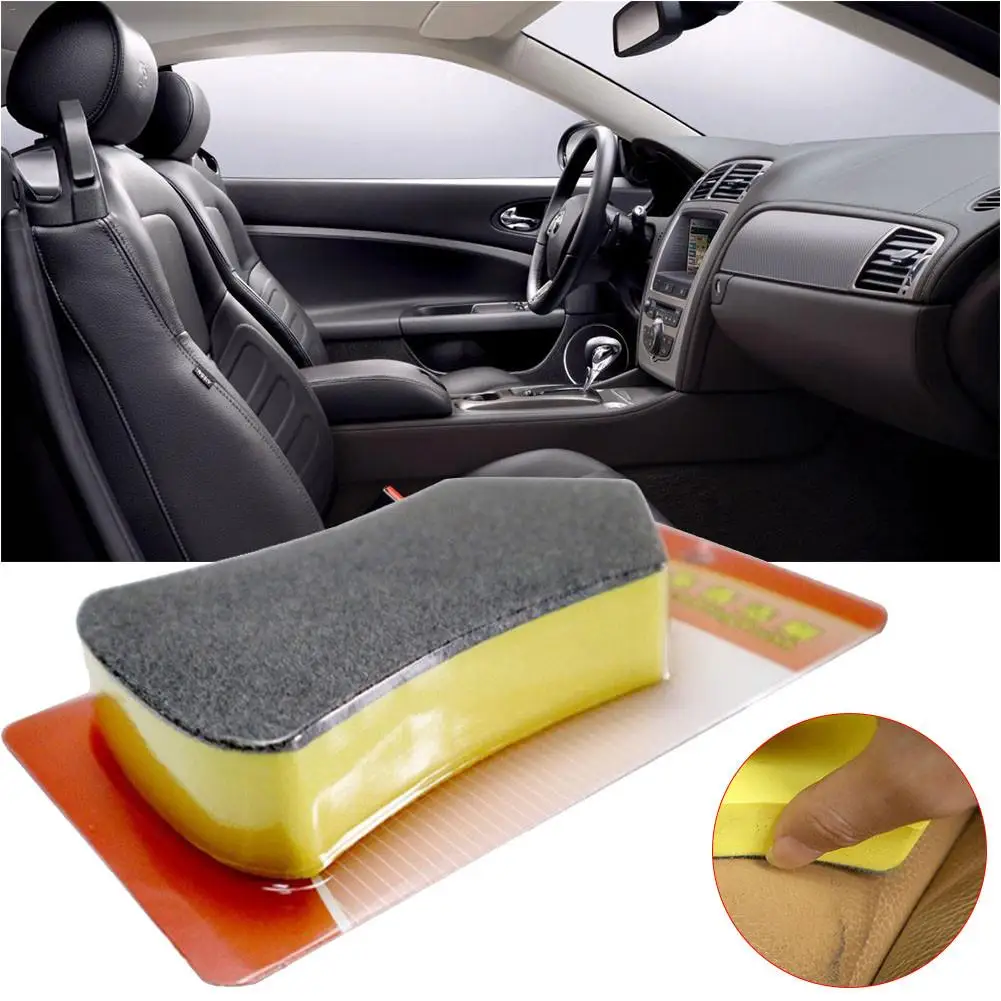 Nano Cleaning Brush Car Felt Washing Tool For Car Leather Seat Auto Care Detailing Interior Cleaning Brush