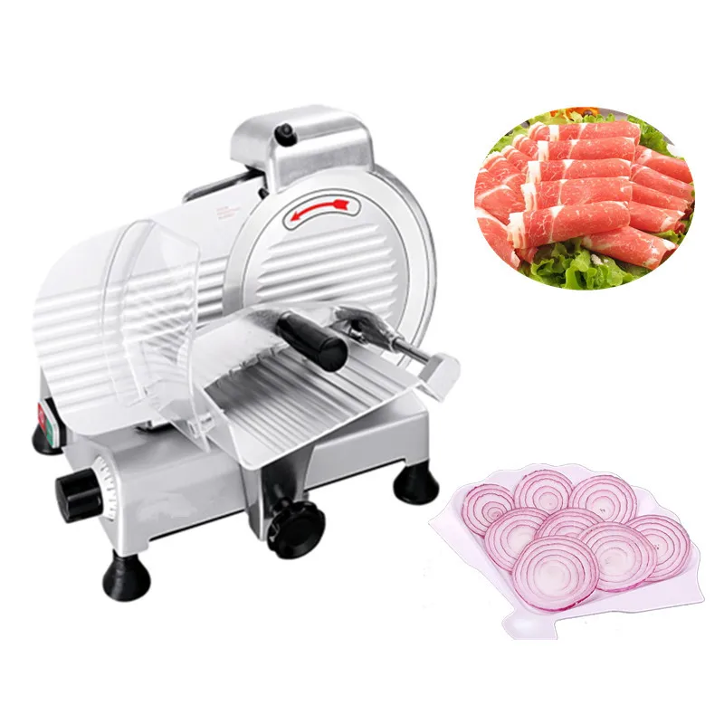 شرائح آلة تقطيع اللحوم الضأن ألة قطع لفائف الطازجة الفواكه جهاز التقطيع الطولي