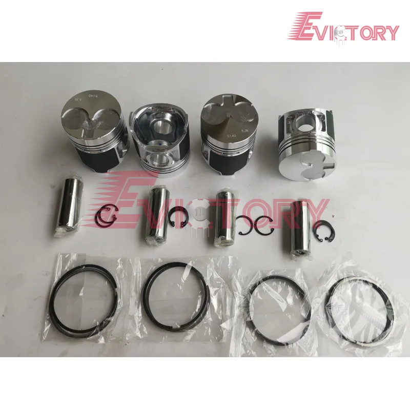 For Shibaura N844 N844T N844L N844LT ENGINE REBUILD KIT PISTON + piston RING GASKET BEARING