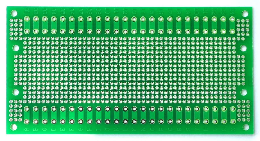 Doppel-Side Prototyp PCB,Universal Board, 137,4 x72mm.
