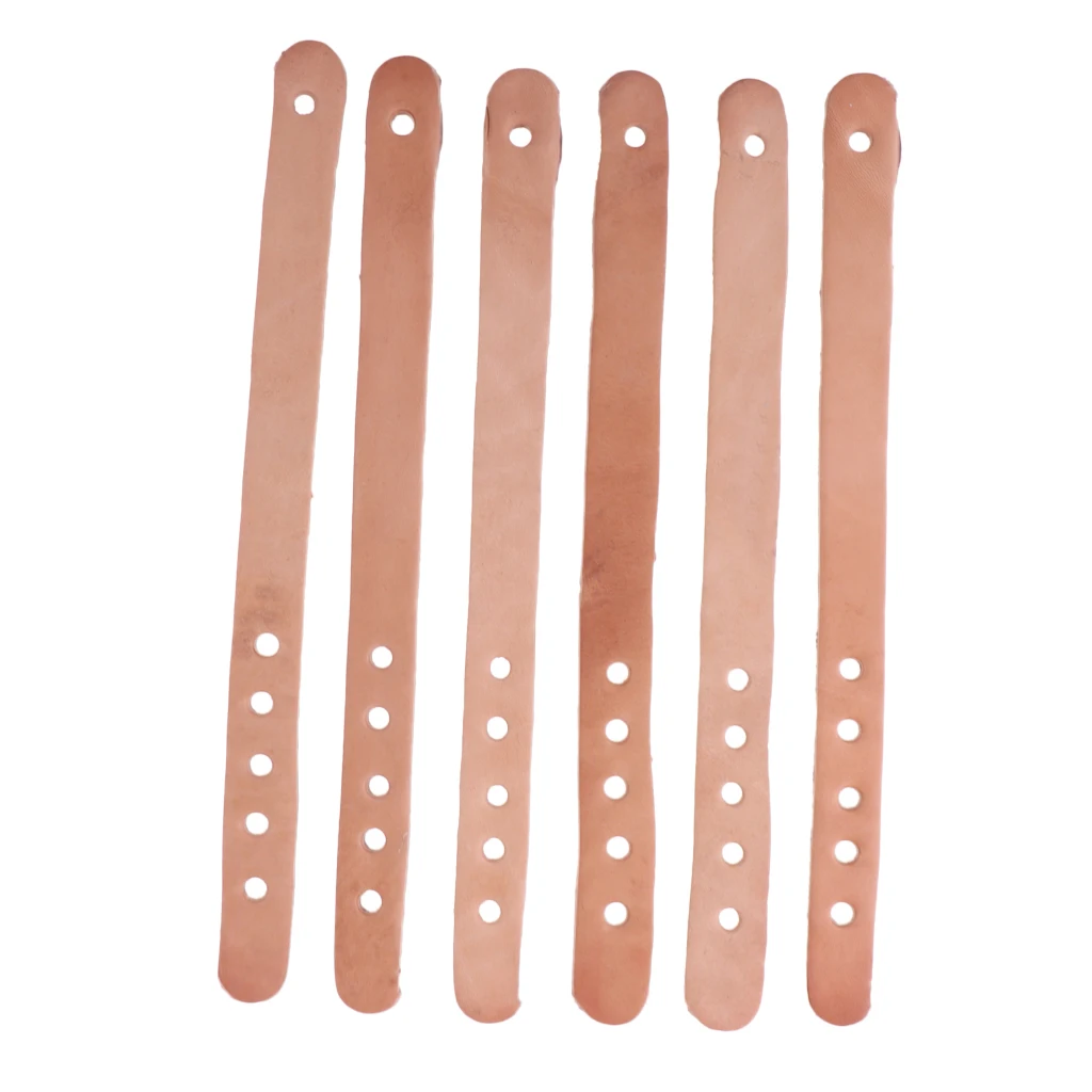 6 Pieces Pool Eight Ball Billiards Table Pocket Rail Slide Track Leather Belt Replacement Chinese Billiard Table Accessories
