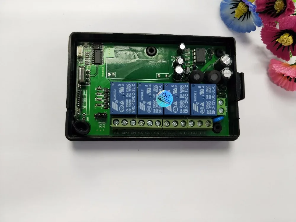 Imagem -04 - Sistema de Controle Remoto sem Fio com Canais rf Motor e Porta Elétrica Receptor de Código de Aprendizagem 220v