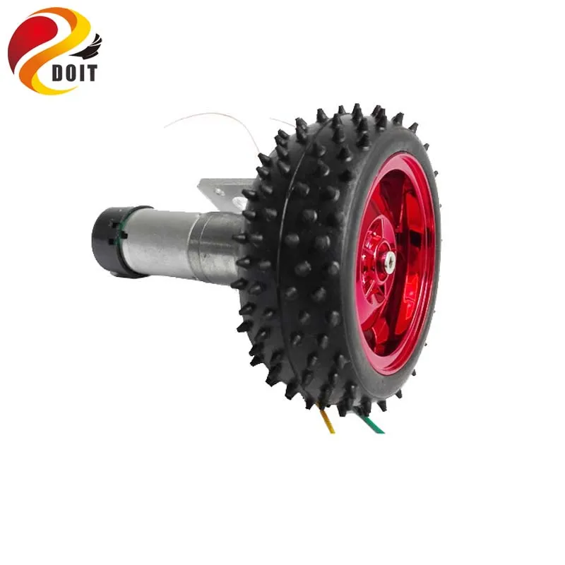 Um conjunto de acessórios para chassi de carro robô com largura da roda de 85 mm 31 mm, motor de 25 mm, acoplamento de cobre, suporte do motor, parafuso