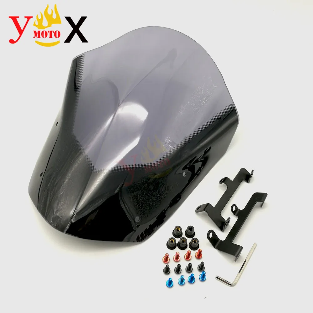 New Visor MT-09 Naked Bike Motorcycle ABS Smoke Windscreen Windshield Faring Deflector For Yamaha MT09 FZ-09 13 2014 2015 2016