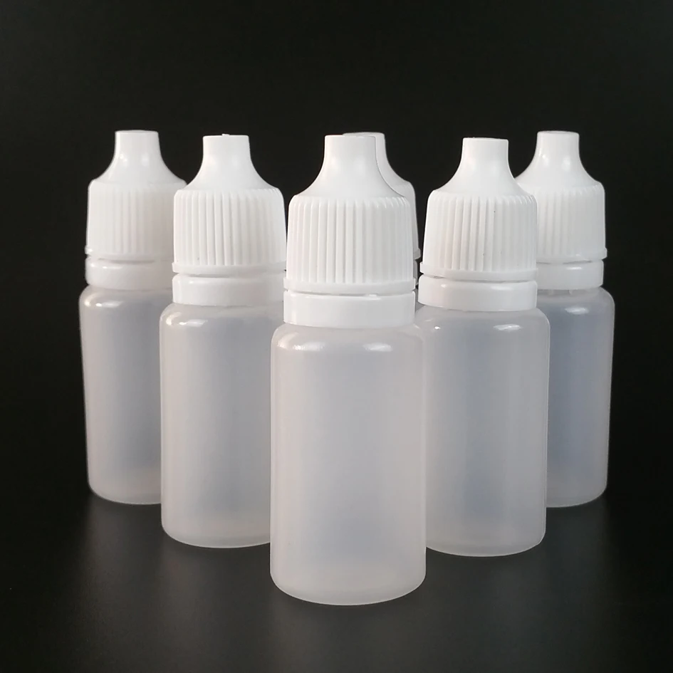 2ml 3ml 5ml 10ml 15ml 20ml 30ml 50ml Dropper Bottles 100pcs/lot PE material Empty Plastic Squeezable  Eye Liquid Dropper