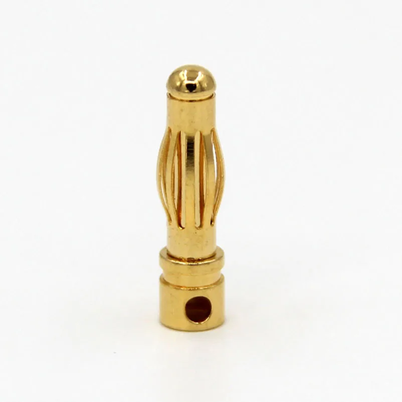 4MM Banana Plug 40A 7U Thick Gold Plating DIY Model Motor Adjustable Battery Plugs Connector Accessories KG16