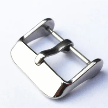 10PCS/Lot Watch Buckle 304 Stainless Steel Watch Buckles Shiny 10MM 12MM 14MM 16MM 17MM 18MM 19MM 20MM 21MM 22MM 24MM