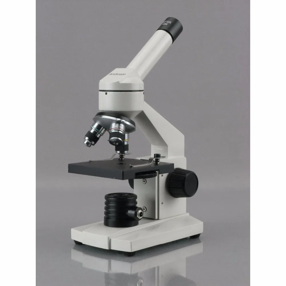 Biological Science Student Compound Microscope--AmScope Supplies 40X-1000X Biological Science Student Compound Microscope