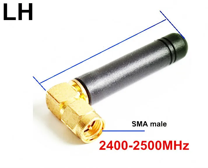 2.4g PCB modem antenna right angle sma male 2dB