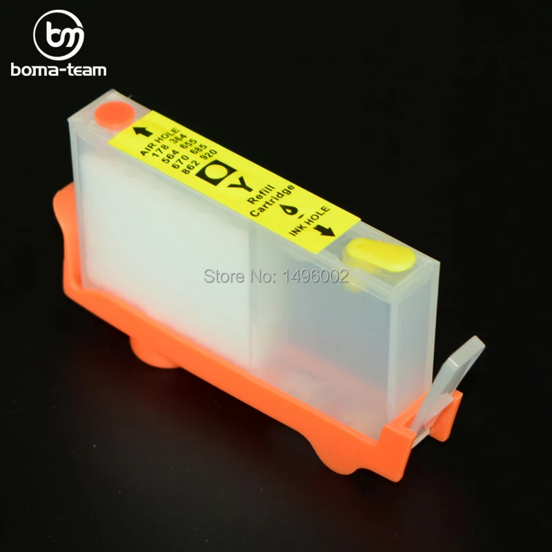 4pcs empty refillable Ink cartridges for HP 862