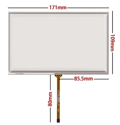 

171*109 new 7.3 inch touch-screen DVD navigation glass panel