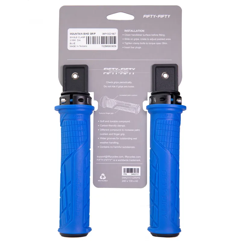 FIFTY-FIFTY MTB Fahrrad Griffe Anti-Skid Gummi Verbindung Bike Lenker Griffe Lock-on Mountainbike Griff bar Griffe – Detail 30
