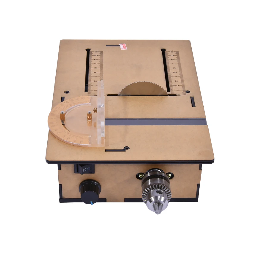 High-profile Micro-table Saw 795 Motor Cutting Machine Mini-table Saw With Speed Control Positive And Negative Voltage Display