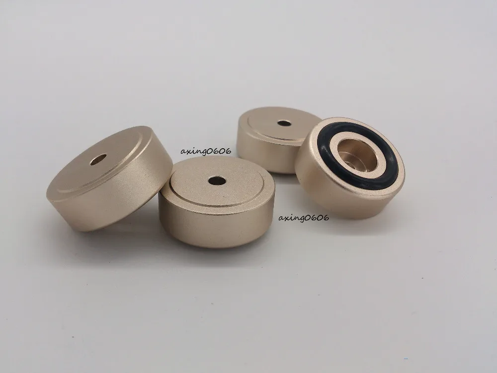 4pcs 30*12mm 알루미늄 기계 피트 스크럽 발 증폭기 스피커 피트 스파이크 PC 기계 패드 스타일