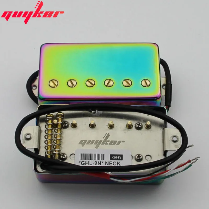 GUYKER Humbucker LP Guitar Pickup Chameleon Pickup Rainbow color