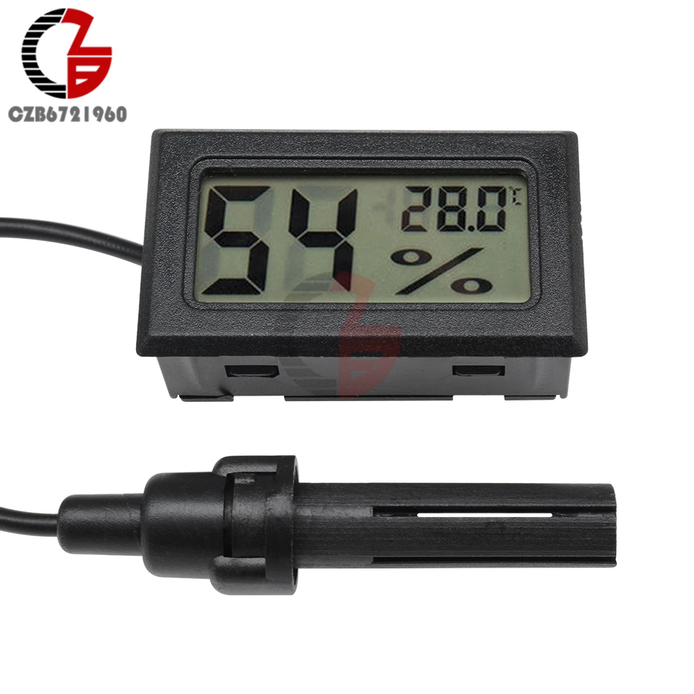 1.5M Mini LCD Digital Temperature Humidity Sensor Meter Thermometer Hygrometer Temperature Controller Soil Moisture Detector