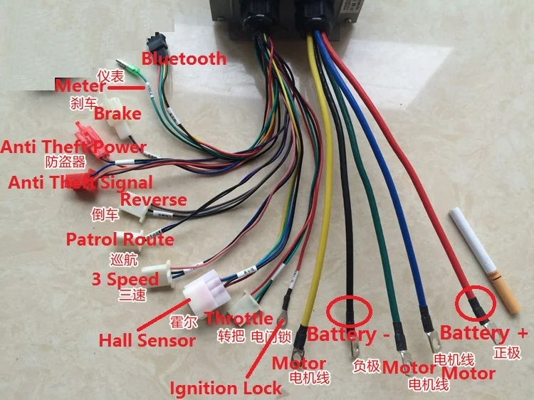 Fast Shipping 4000W 48~72V Max 100A Suit for DC brushless motor 2000W~3000W E-bike electric bicycle speed control