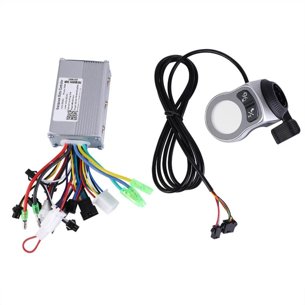 

24/36/48V 250W/350W Brushless Electric Controller LCD Display Panel Speed Shifter for Electric Bike Scooter Bicycle Accessories