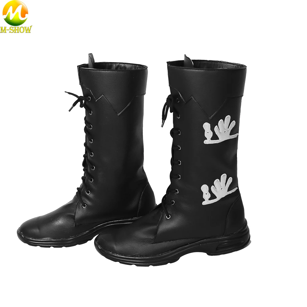 

Noctis Lucis Caelum Cosplay Costume Boots Game Final Fantasy XV Men Black Martin Boots Halloween Cosplay Accessories