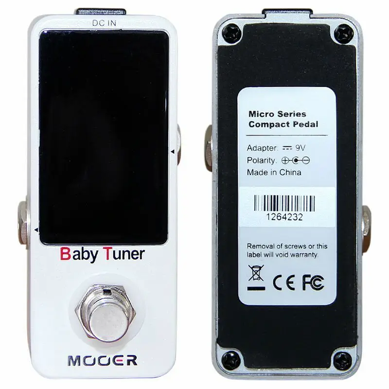 MOOER BABY TUNER Effect Guitar Pedal / Baby Tuner Very small and compact design free shipping