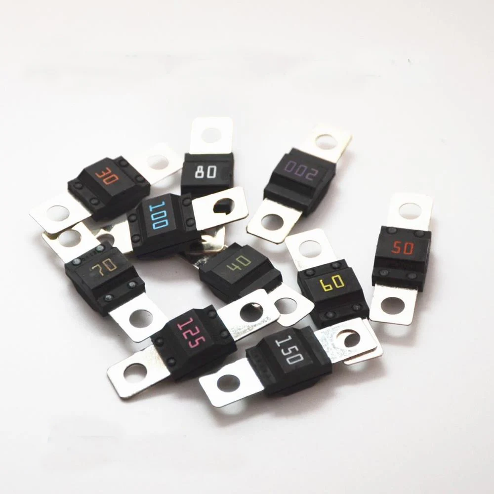 

Бесплатная доставка 10 шт. Littelfuse 498 midi series маленький автомобильный предохранитель Болт предохранителя автомобиля 30A 40A 50A 60A 70A 80A 100A 125A 150A 200A автоматический предохранитель